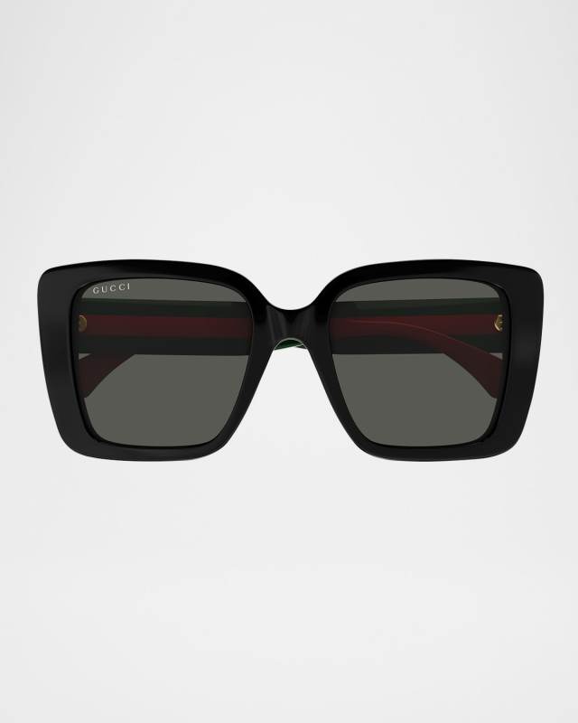 Recycled Acetate Rectangle Sunglasses